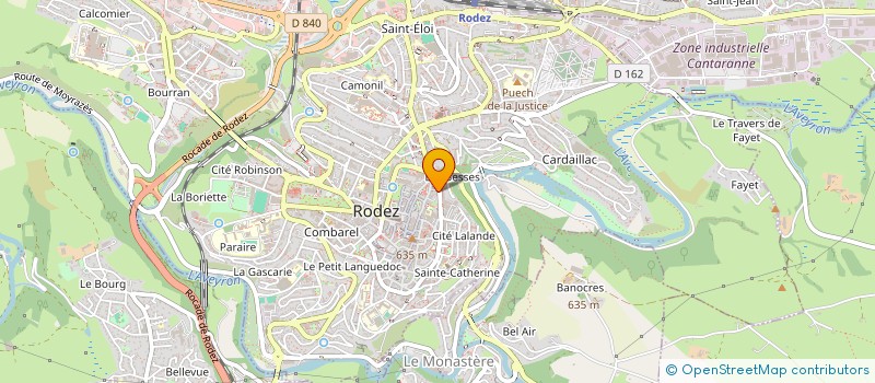 localisation de l'entreprise LOUJO  RODEZ