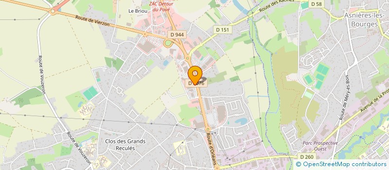 localisation de l'entreprise LOUJOU  BOURGES