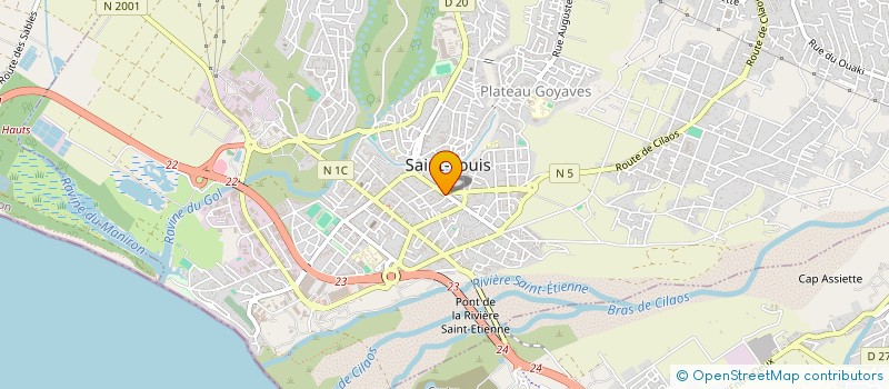 localisation de l'entreprise LOUK INVEST à SAINT-LOUIS