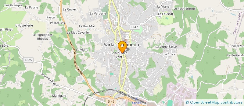 localisation de l'entreprise LOUKA à SARLAT-LA-CANEDA