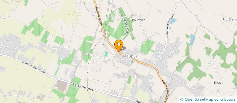 localisation de l'entreprise LOUKANGA à BEAUPUY