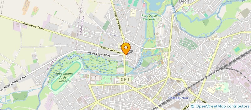 localisation de l'entreprise LOUKANOUS à CHATEAUROUX