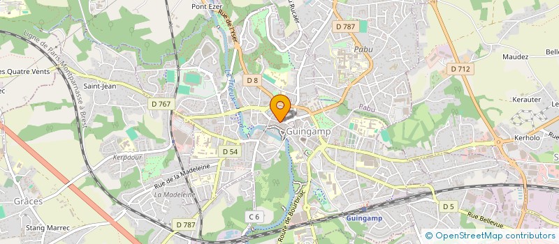 localisation de l'entreprise LOUKAROMAN DEUX  GUINGAMP