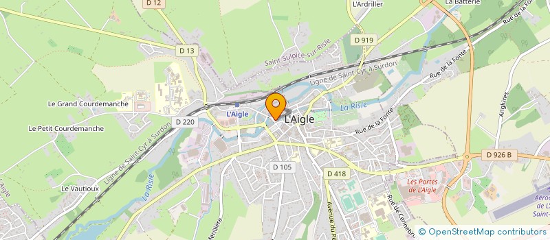 localisation de l'entreprise LOUKEAS à L'AIGLE