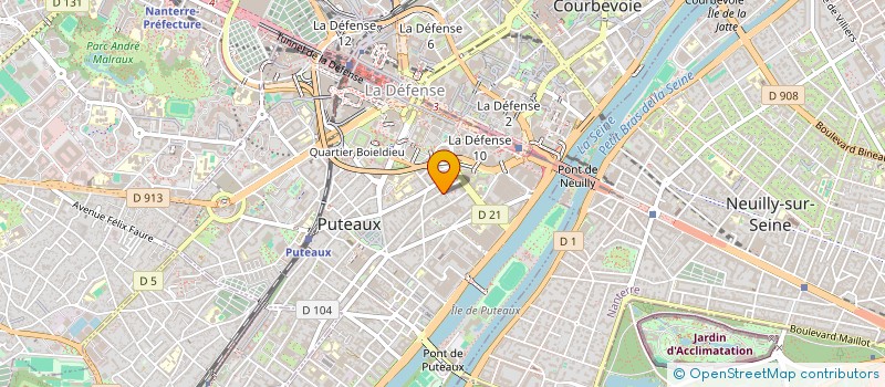 localisation de l'entreprise LOUKIL CONSEIL  PUTEAUX