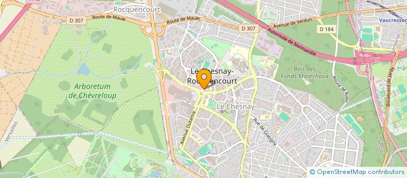 localisation de l'entreprise LOUKIS  LE CHESNAY-ROCQUENCOURT