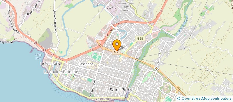localisation de l'entreprise LOUKMAN HOUSSEN à SAINT-PIERRE