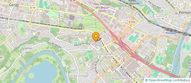 localisation de l'entreprise LOUKSOR  CERGY