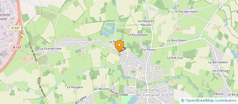 localisation de l'entreprise LOULA  GRANDCHAMP-DES-FONTAINES