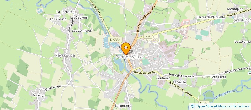 localisation de l'entreprise LOULAC à PONT-DE-VAUX