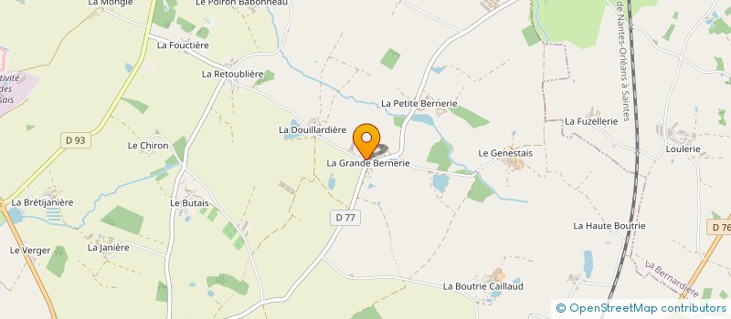 localisation de l'entreprise LOULAYTHON à MONTAIGU-VENDEE