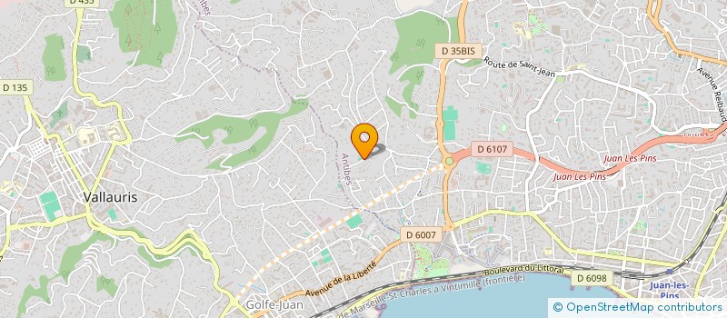 localisation de l'entreprise LOULE à ANTIBES