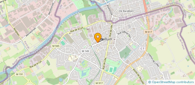 localisation de l'entreprise LOULEM INVEST  HALLUIN