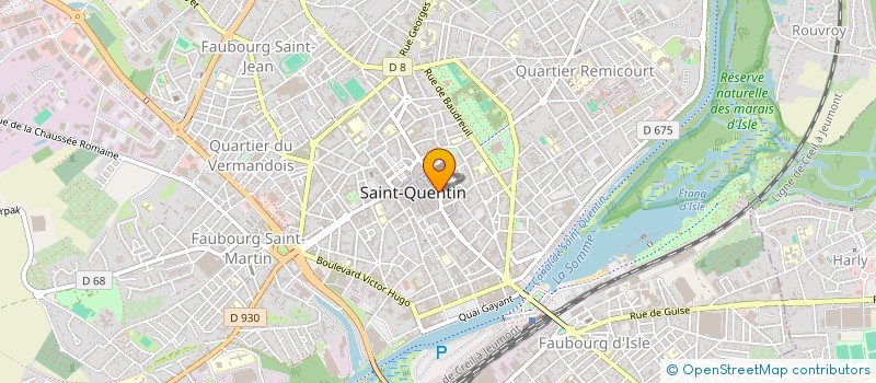 localisation de l'entreprise LOULEO à SAINT-QUENTIN