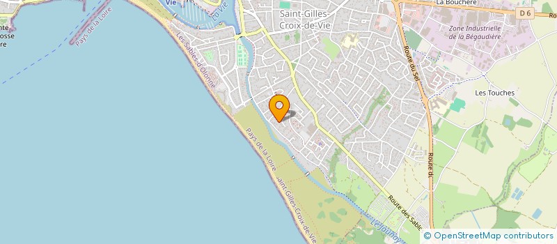 localisation de l'entreprise LOULEO 85 à SAINT-GILLES-CROIX-DE-VIE
