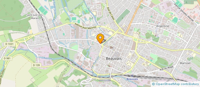 localisation de l'entreprise LOULIA  BEAUVAIS