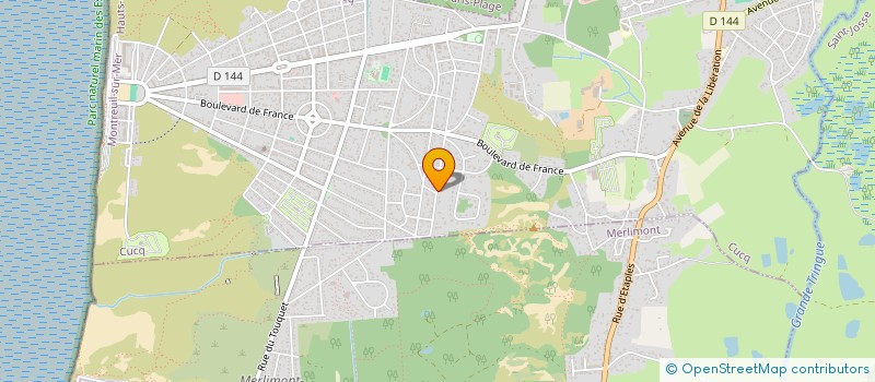 localisation de l'entreprise LOULIDOU  CUCQ