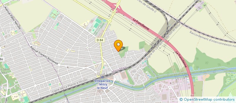 localisation de l'entreprise LOULIVETTE  MITRY-MORY