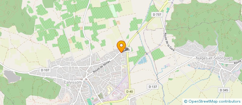 localisation de l'entreprise LOULOP à CALVISSON