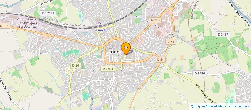 localisation de l'entreprise LOULOU  LUNEL