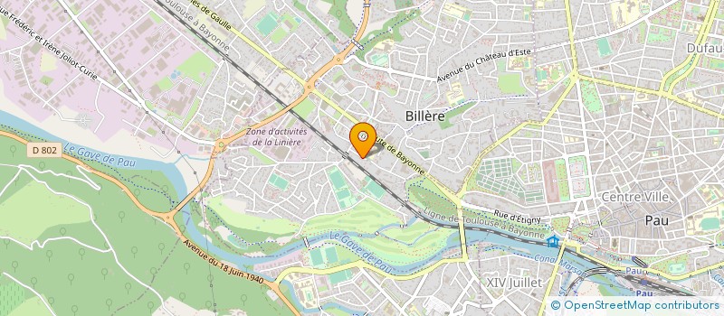 localisation de l'entreprise LOULOU 64  BILLERE