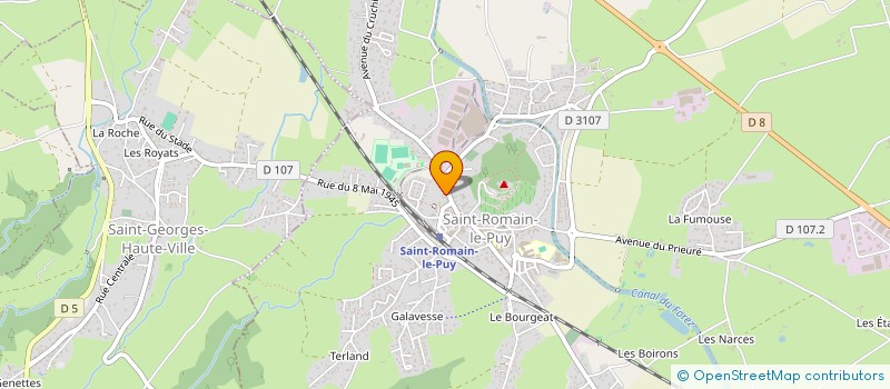 localisation de l'entreprise LOULOU  SAINT-ROMAIN-LE-PUY