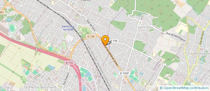 localisation de l'entreprise LOULOU  SAINT-LEU-LA-FORET