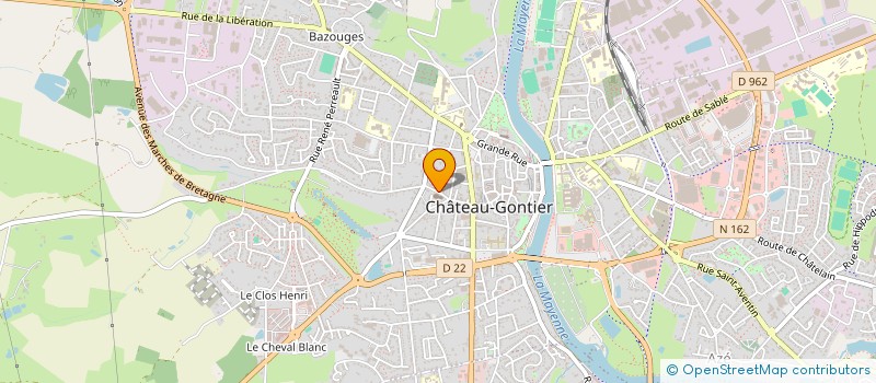 localisation de l'entreprise LOULOU  CHATEAU-GONTIER-SUR-MAYENNE