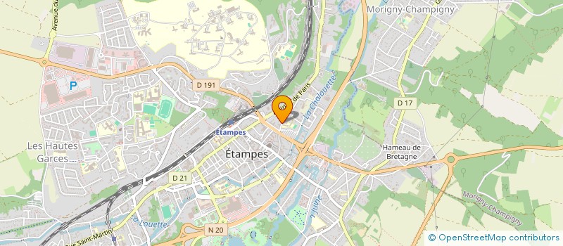 localisation de l'entreprise LOULOU BUSINESS  ETAMPES