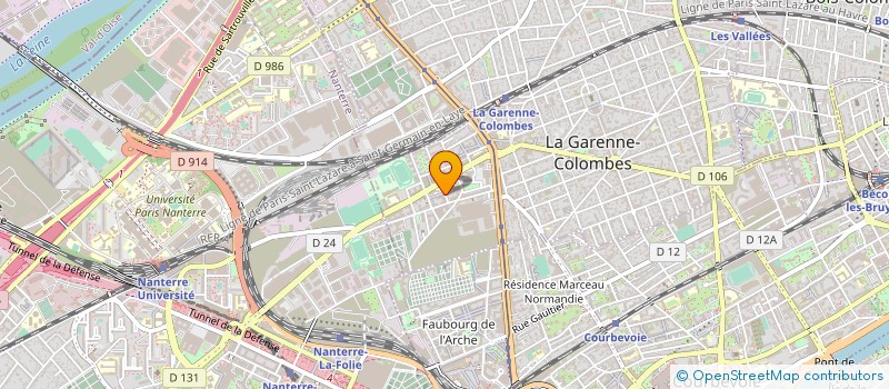 localisation de l'entreprise LOULOU CHAT à LA GARENNE-COLOMBES
