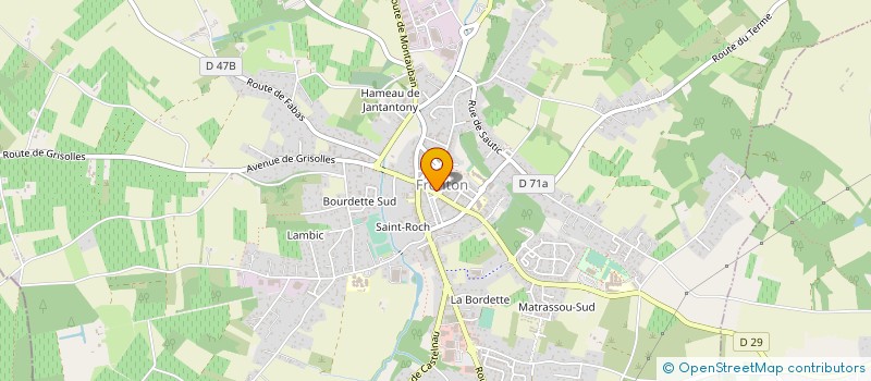 localisation de l'entreprise LOULOU CINQ PAS à FRONTON