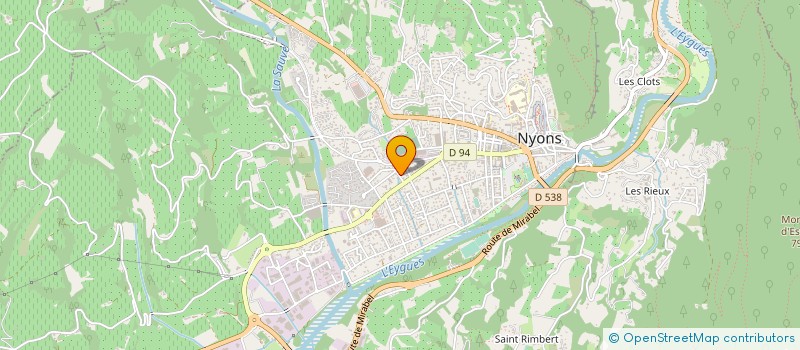 localisation de l'entreprise LOULOU RENOV à NYONS
