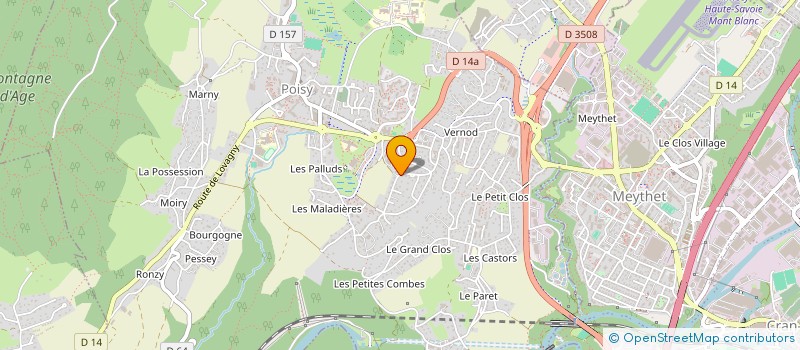 localisation de l'entreprise LOULOUS ET CIE à POISY