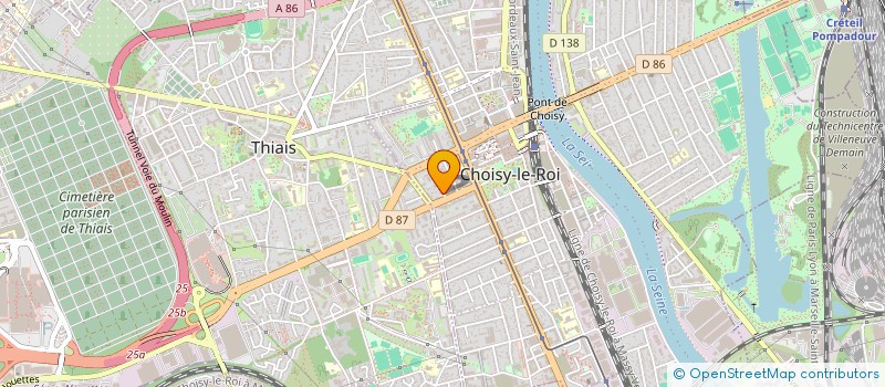 localisation de l'entreprise LOUM TRANS SERVICES EXPRESS à CHOISY-LE-ROI