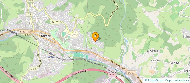 localisation de l'entreprise LOUMA  TARARE