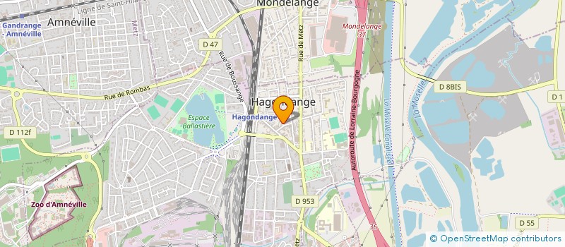 localisation de l'entreprise LOUMA à HAGONDANGE
