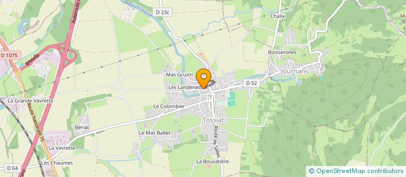 localisation de l'entreprise LOUMA à TOSSIAT
