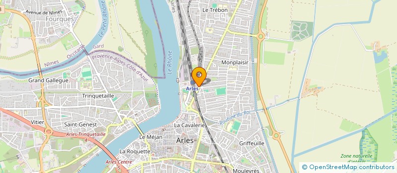 localisation de l'entreprise LOUMA à ARLES