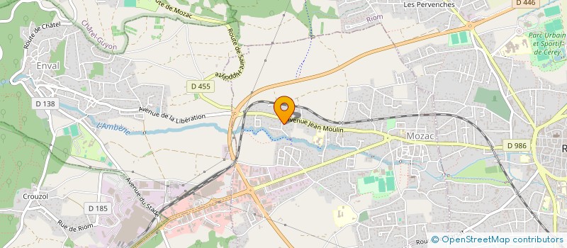 localisation de l'entreprise LOUMA  MOZAC