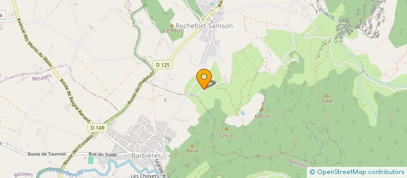 localisation de l'entreprise LOUMA  ROCHEFORT-SAMSON