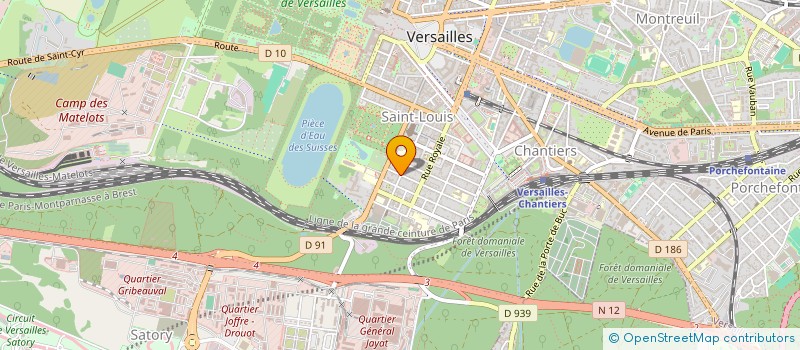localisation de l'entreprise LOUMA STUDIO à VERSAILLES