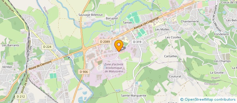 localisation de l'entreprise LOUMADI  THIERS