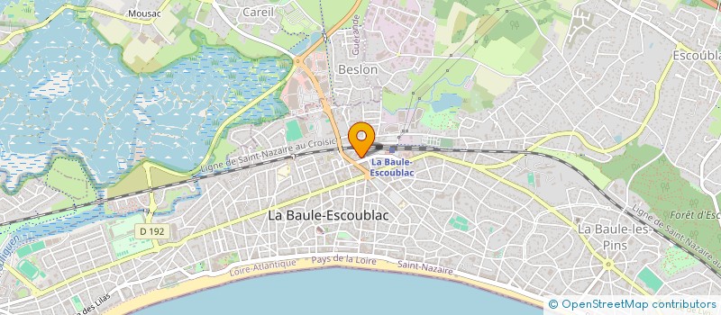 localisation de l'entreprise LOUMAECA  LA BAULE-ESCOUBLAC
