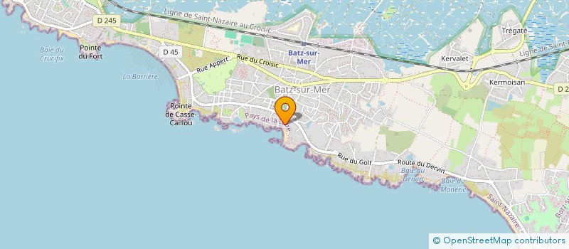 localisation de l'entreprise LOUMAJU  BATZ-SUR-MER