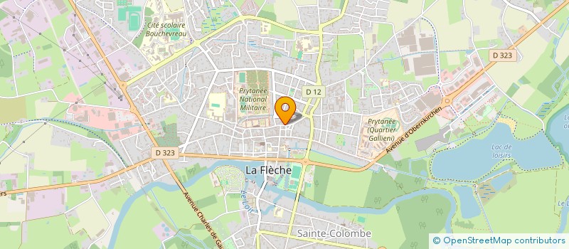 localisation de l'entreprise LOUMANO  LA FLECHE