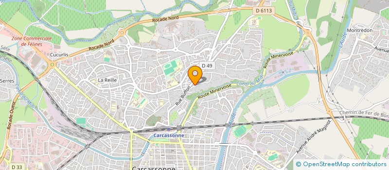 localisation de l'entreprise LOUMAPAIN à CARCASSONNE