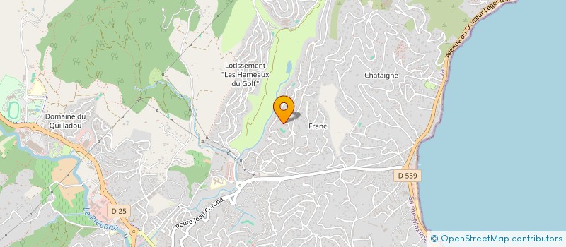 localisation de l'entreprise LOUMAR à SAINTE-MAXIME