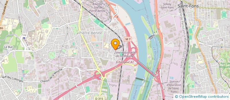 localisation de l'entreprise LOUMAR  OULLINS-PIERRE-BENITE