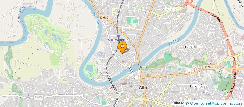 localisation de l'entreprise LOUMARA  ALBI