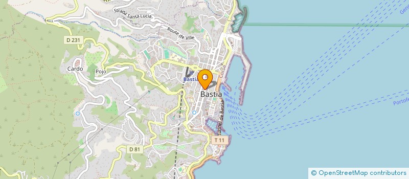 localisation de l'entreprise LOUMARIE à BASTIA